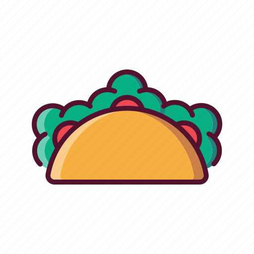 Fast, food, taco, tortilla icon - Download on Iconfinder