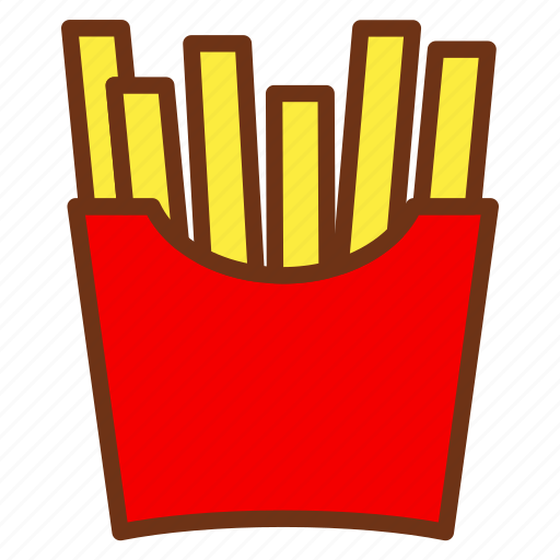 Chips, fast, food, french fries, potato icon - Download on Iconfinder