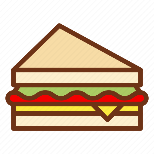Bread, fast, food, lunch, sandwich icon - Download on Iconfinder