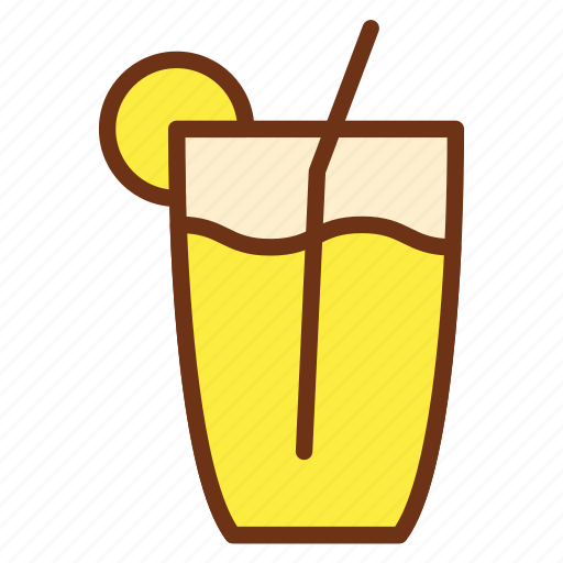Beverage, drink, fresh, healthy, lemon tea icon - Download on Iconfinder