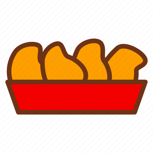 Chicken, fast, food, meat, nugget icon - Download on Iconfinder