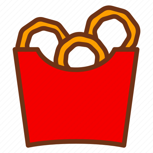 Fast, food, onion, ring, snack icon - Download on Iconfinder