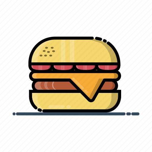 Burger, fast, food, hamburger, meal icon - Download on Iconfinder