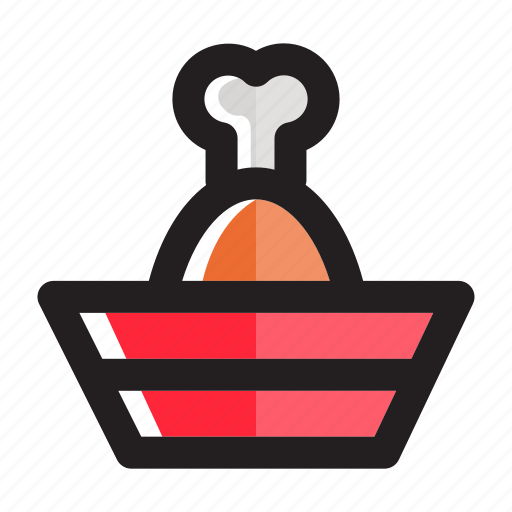 Chicken, crispy, fast food, fastfood, food, fried, fried chicken icon - Download on Iconfinder