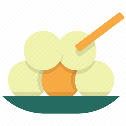 Asian, ball, dango, food, grilled, meat icon - Download on Iconfinder