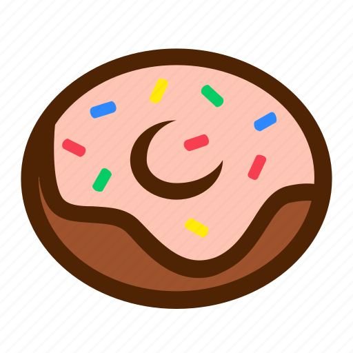 Dessert, donut, fast, food icon - Download on Iconfinder