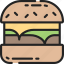 burger, eating, fast food, lettuce, takeaway 