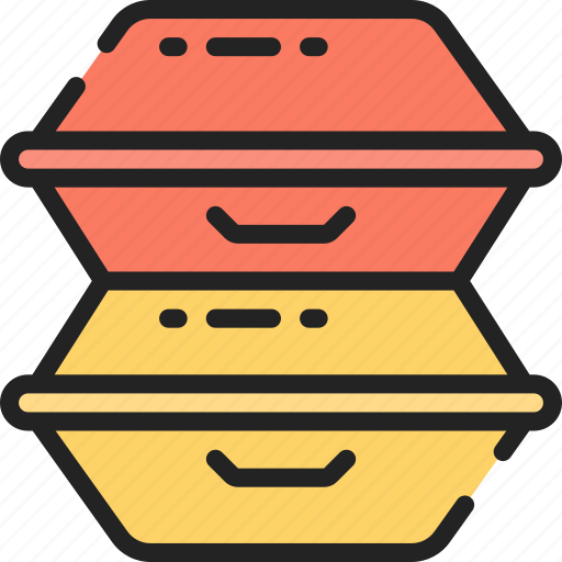 Away, containers, eating, fast food, take, take away, tub icon - Download on Iconfinder