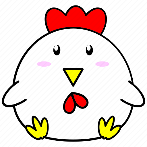 Cartoon, chinese, cock, cute, fat, horoscope, zodiac icon - Download on Iconfinder