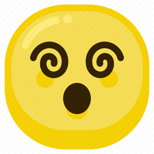 Emoticon, dizzy, emoticons, hypothetical, smiley icon - Download on Iconfinder