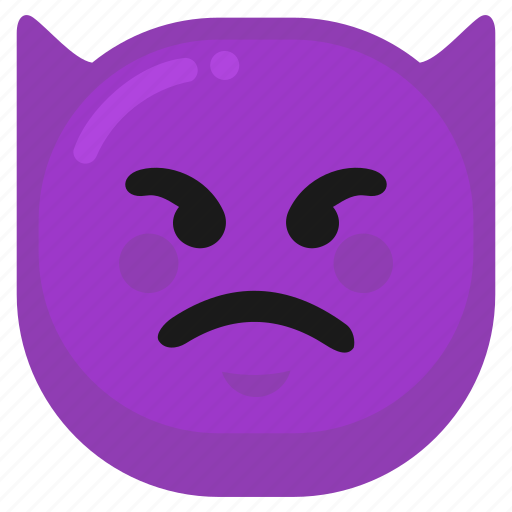 Emoticon, angry, devil, emoji, expression, feeling, mad icon - Download on Iconfinder