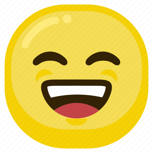 Emoticon, happy, laugh, laughing, smile, smiley icon - Download on Iconfinder