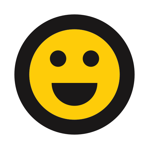 Elated, happy, emoji, grinning, smiling icon - Free download