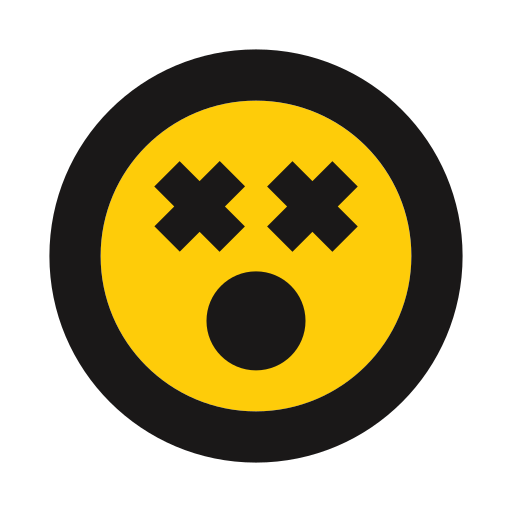 Crazy Cross Eyed Tongue Out Emoji Sticker