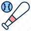 baseball, sports, game, activity, athletics, bat, ball 