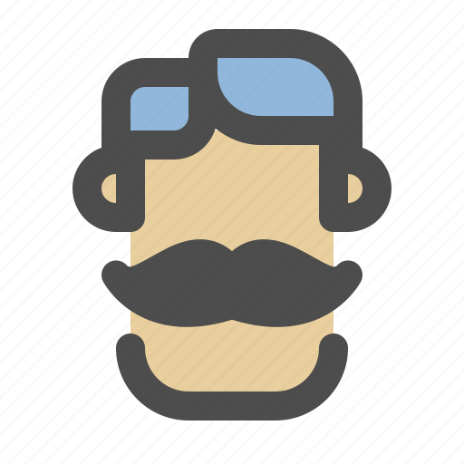 Dad, moustache, male, avatar icon - Download on Iconfinder