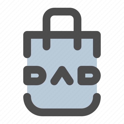 Shopping bag, father's day, bag, dad icon - Download on Iconfinder