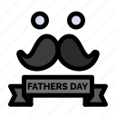 celebrate, day, fathers, moustache