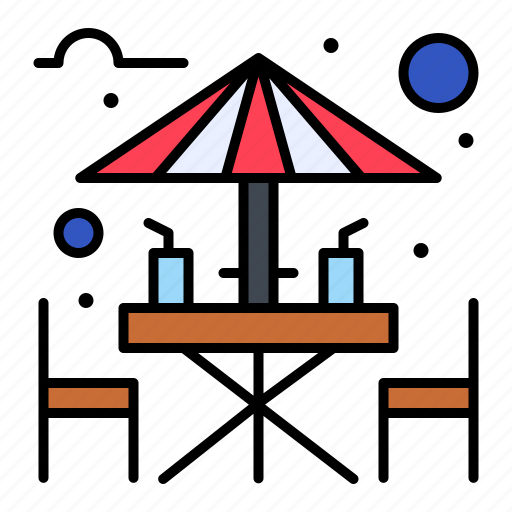 Alcohol, area, bar, beach, drink, sitting icon - Download on Iconfinder