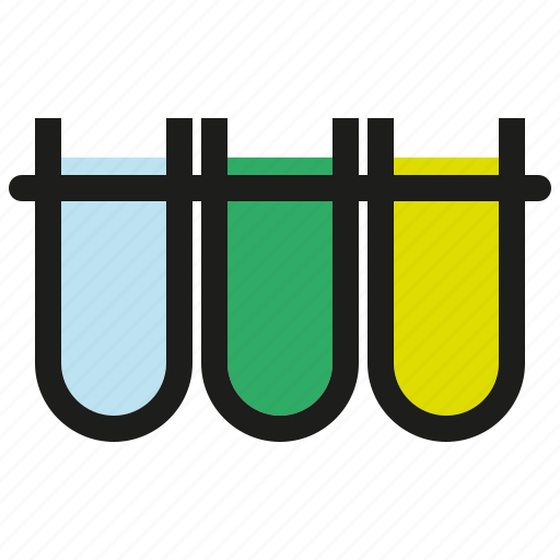 Chemistry, glass, laboratory, liquids, rack, science, test tubes icon - Download on Iconfinder
