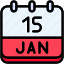 calendar, february, fifteen, date, monthly, time, and, month, schedule