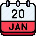 calendar, february, twenty, date, monthly, time, and, month, schedule