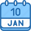 calendar, february, ten, date, monthly, time, and, month, schedule 
