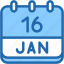 calendar, february, sixteen, date, monthly, time, and, month, schedule 