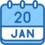 calendar, february, twenty, date, monthly, time, and, month, schedule 