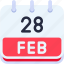 calendar, february, twenty, eight, date, monthly, time, month, schedule 