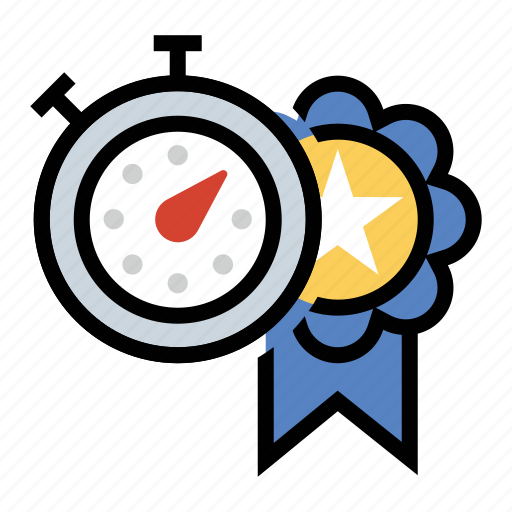Award, personal record, pr, ribbon, stopwatch icon - Download on Iconfinder