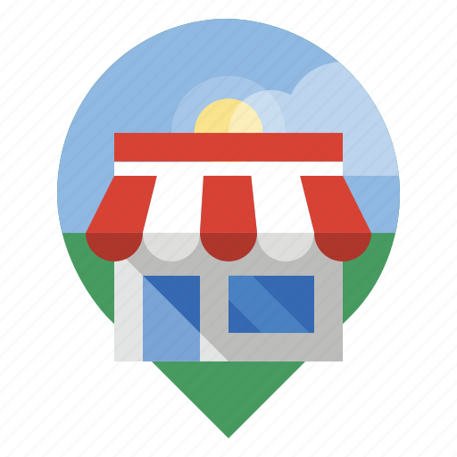 Locator, retail, shop, store icon - Download on Iconfinder