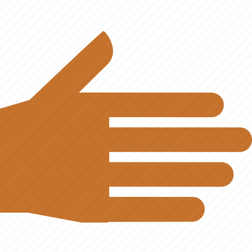 Hand, right, outstretched, help, mitt, palm, handbreadth icon - Download on Iconfinder