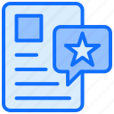 rating, comment, document, star, feedback
