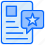 rating, comment, document, star, feedback 