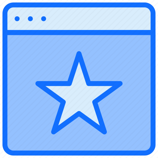 Review, like, browser, feedback, website, rating, star icon - Download on Iconfinder