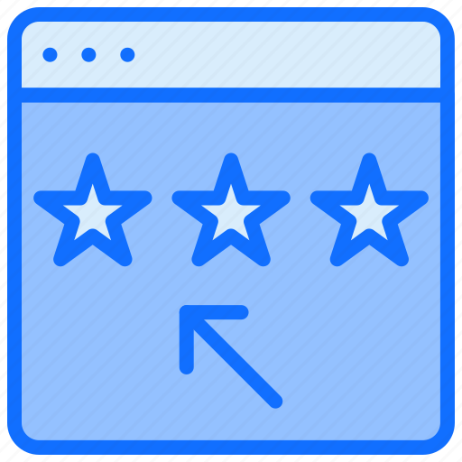 Feedback, review, three stars, rating, browser icon - Download on Iconfinder
