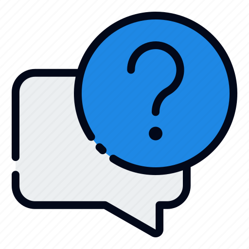 Question, answer, qna, question and answer, faq, chat, talk icon - Download on Iconfinder