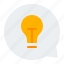 suggestion, idea, recomendation, suggestion box, chat, feedback, advice, opinion, lightbulb 