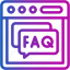 faq, question, conversation, support, communications, chat 