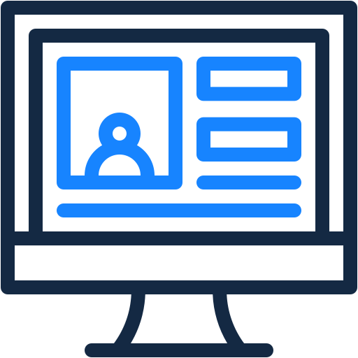 Profile, personal, data, computer, login, user, interface icon - Free download