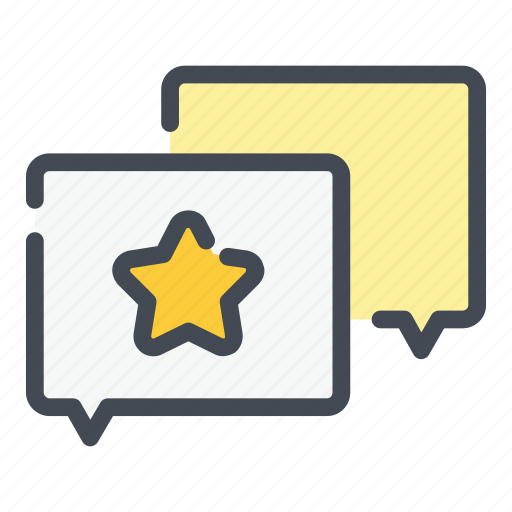 Best, box, chat, favorite, feedback, review, star icon - Download on Iconfinder