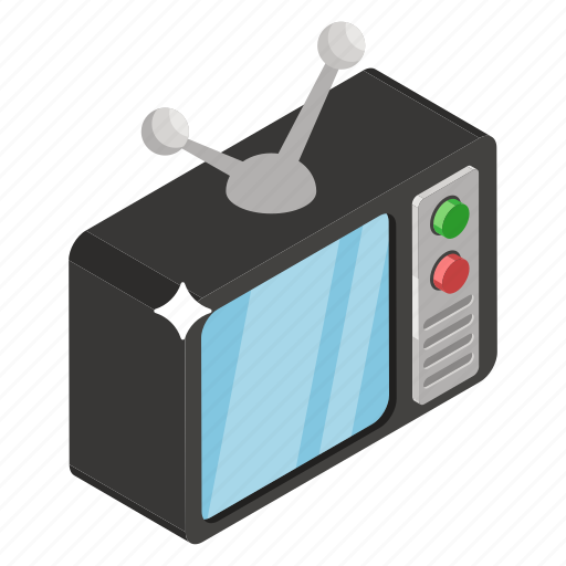 Broadcast media, retro screen, retro tv, television, tv, vintage tv icon - Download on Iconfinder