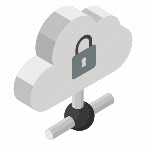 Cloud lock, cloud network, network security, private cloud, shared cloud icon - Download on Iconfinder