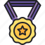 award, certificate, medal, badge, reward 