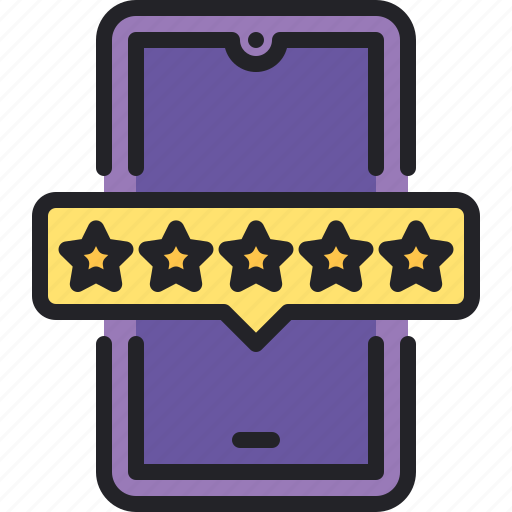 Smartphone, rating, star, customer, review, rate icon - Download on Iconfinder