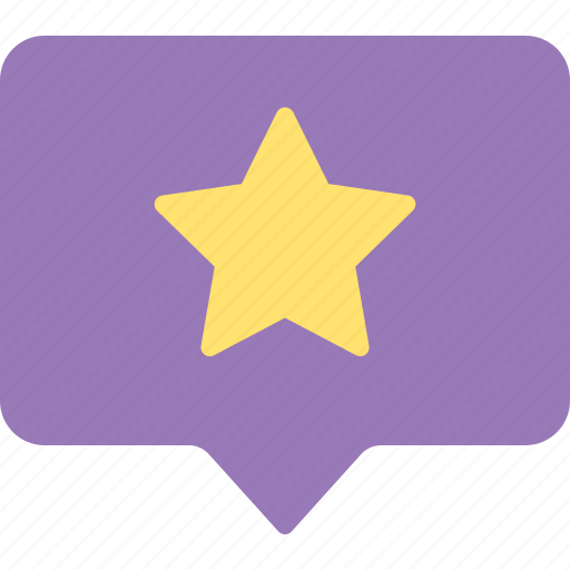 Feedback, chat, star, positive, review icon - Download on Iconfinder