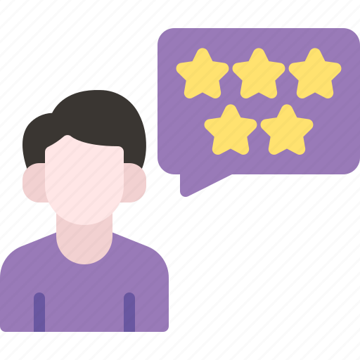 Rating, avatar, review, feedback, man icon - Download on Iconfinder