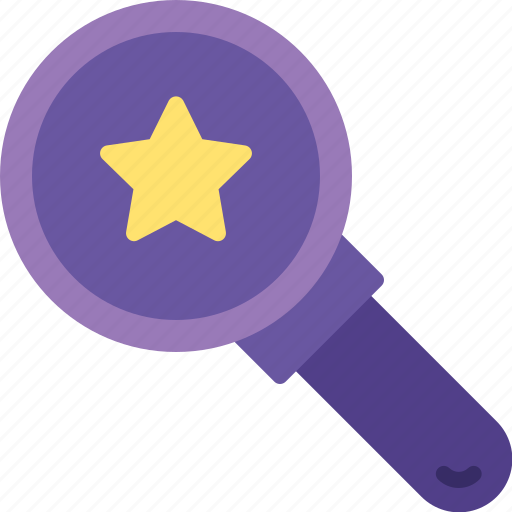 Search, magnifier, star, loupe, rating icon - Download on Iconfinder