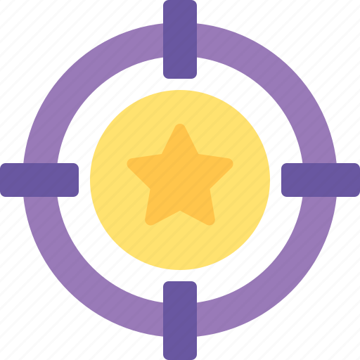 Target, star, success, shooting, goal icon - Download on Iconfinder